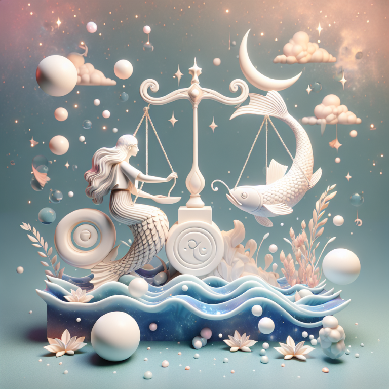 Waage und Fische